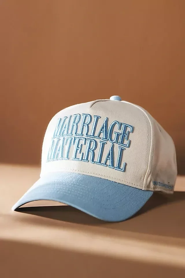 Light Blue Marriage Material Baseball Cap