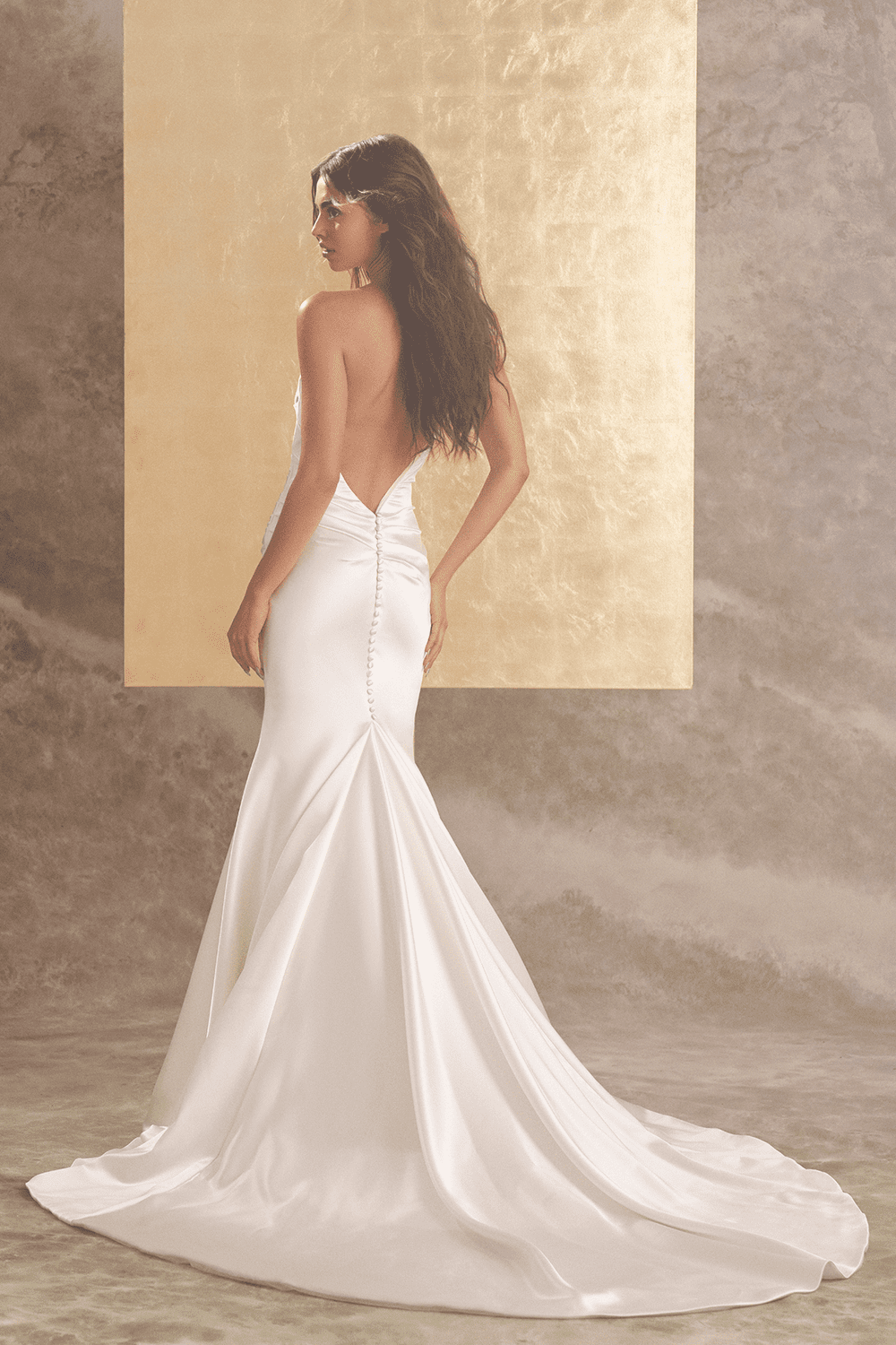 white aline dress for women Simple A-Line Square Neck White Satin Wedding Dresses, Diamond White / 24