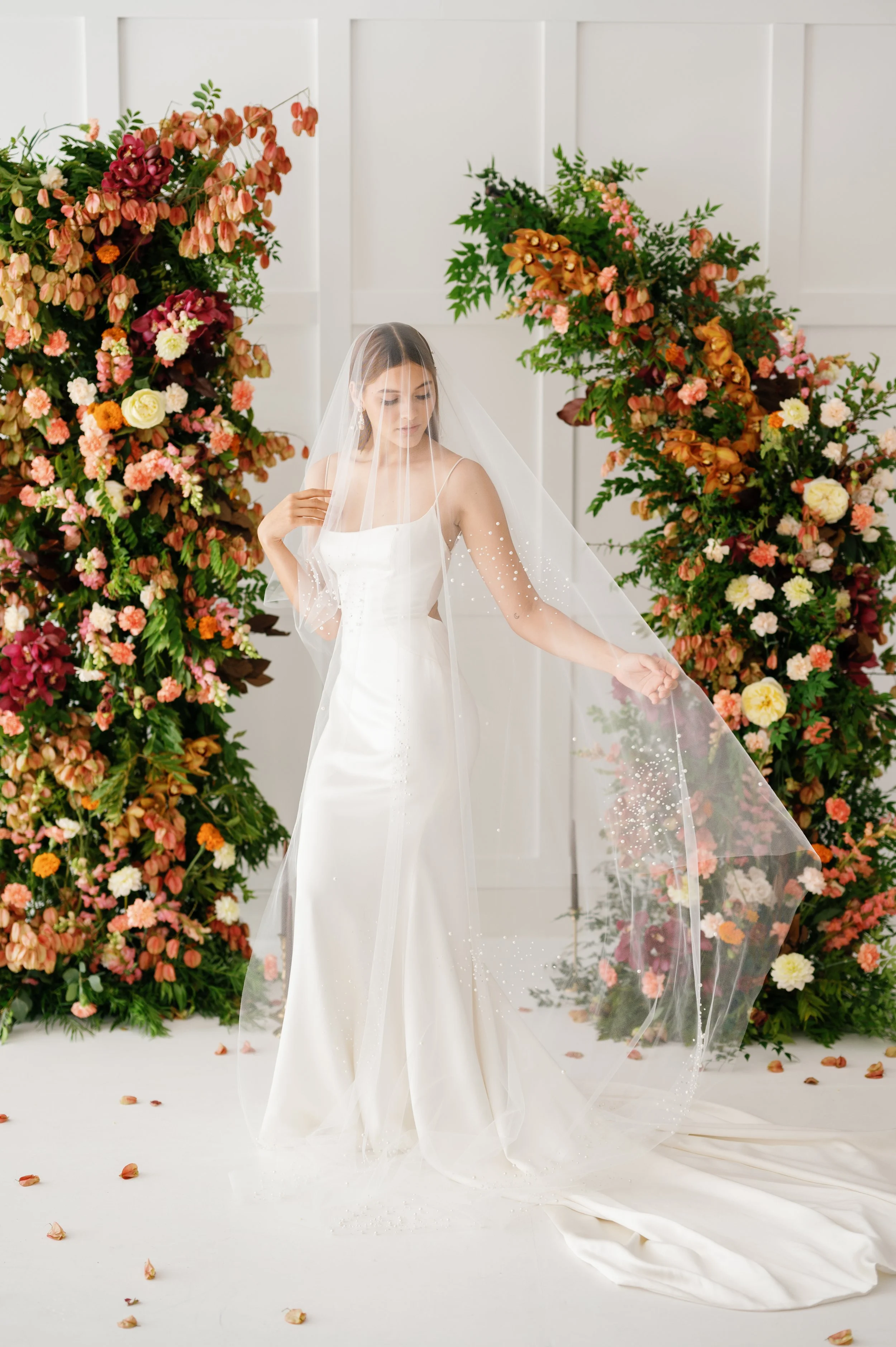 Chapel Veil with Embellished Headband