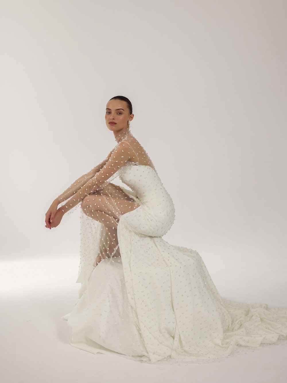 Lihi Hod Perla Wedding Dress and Cover | The Bridal Finery