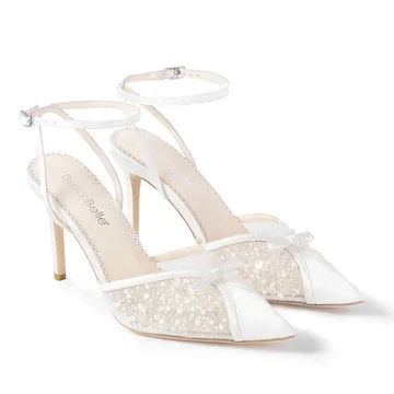 Bella Belle Pearl and Sequin Stiletto Wedding Heel