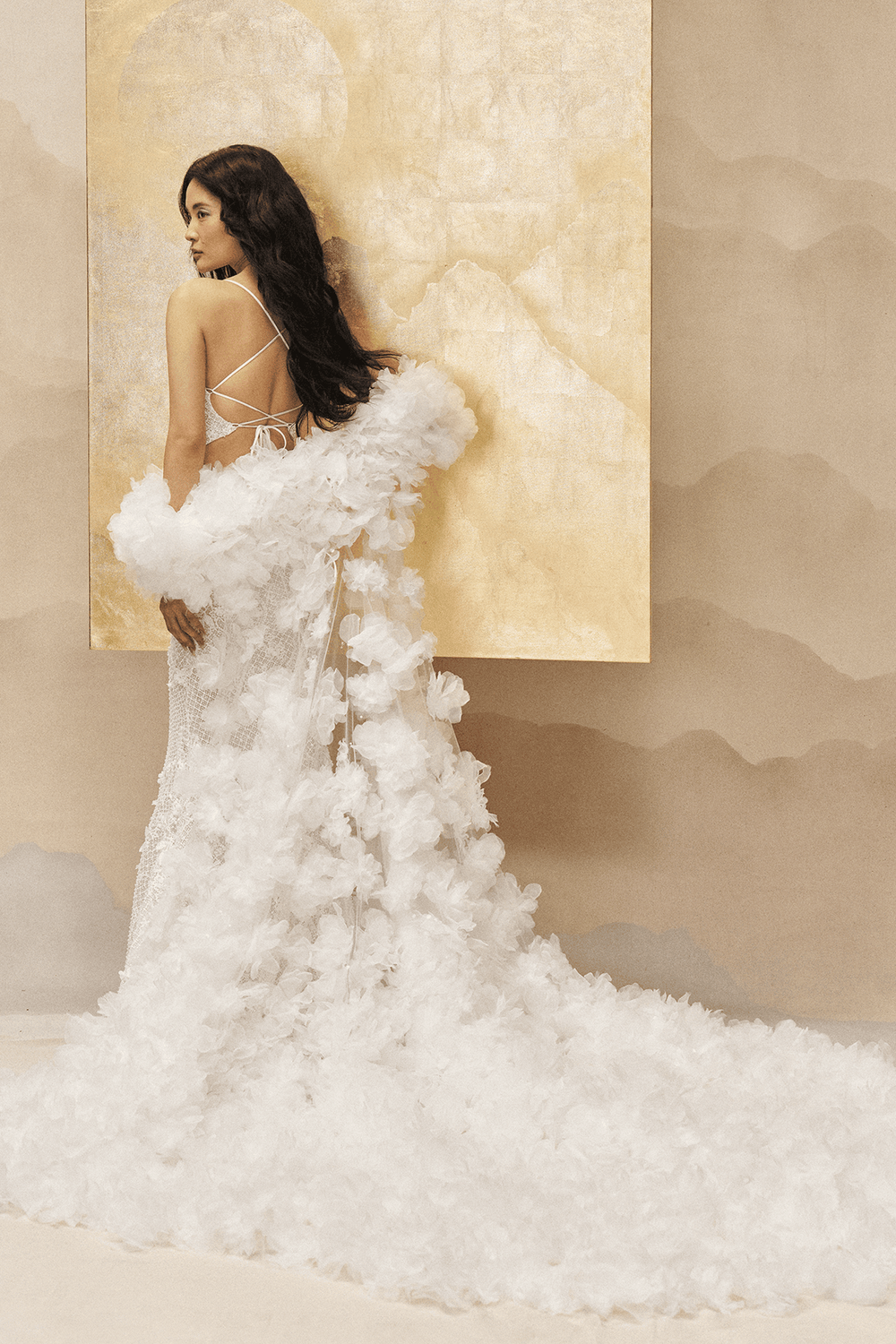 Monclar Wedding Cape Ines Di Santo | The Bridal Finery