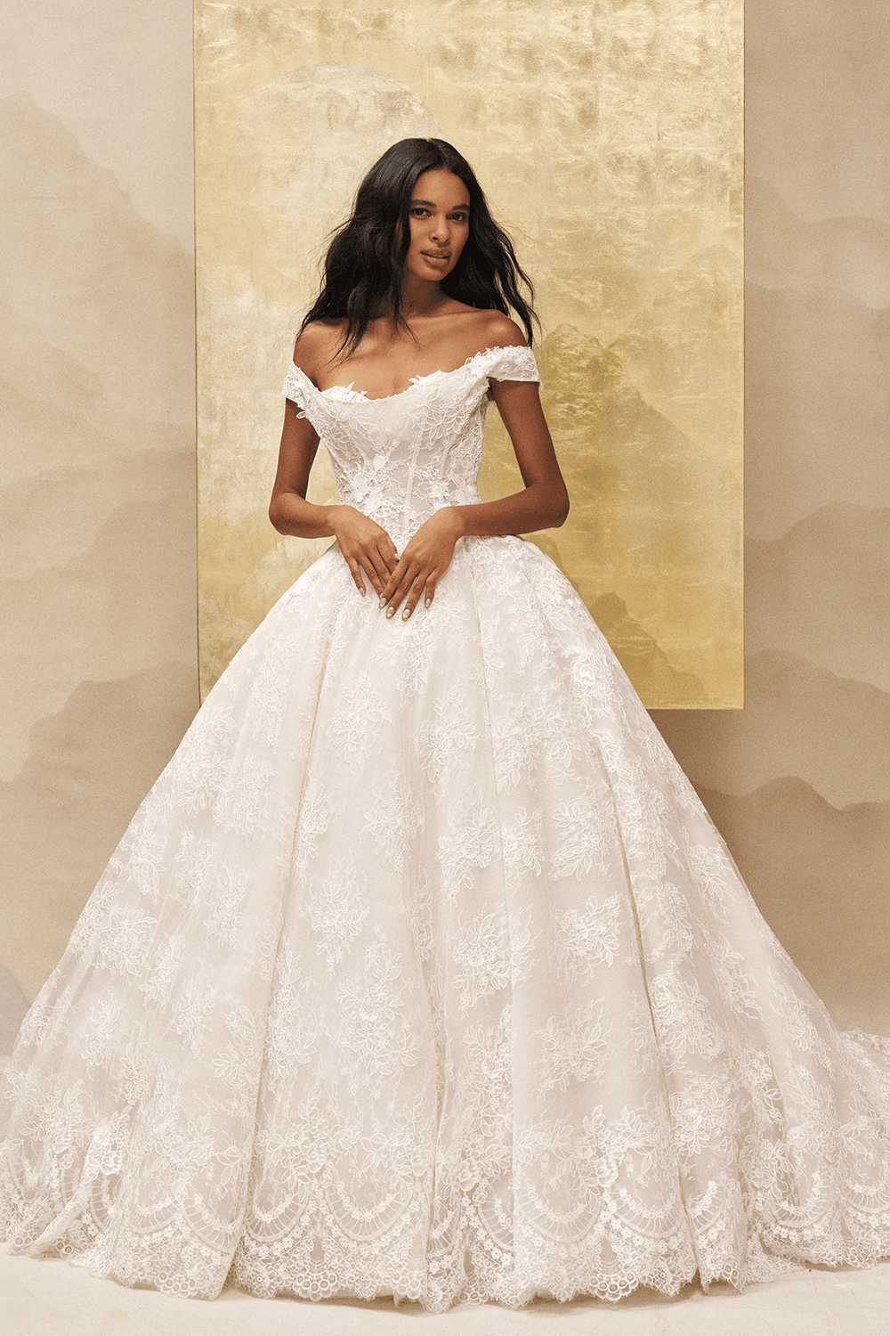 Belle Wedding Dress Ines Di Santo | The Bridal Finery Belle Wedding Dress Ines Di Santo | The Bridal Finery