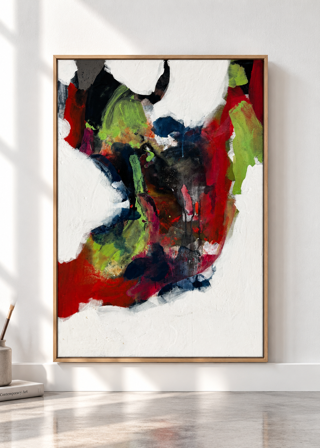 Unfinished Conversation abstract painting by Jonathan Goffredo, SEÑOR EKTOR, 2023