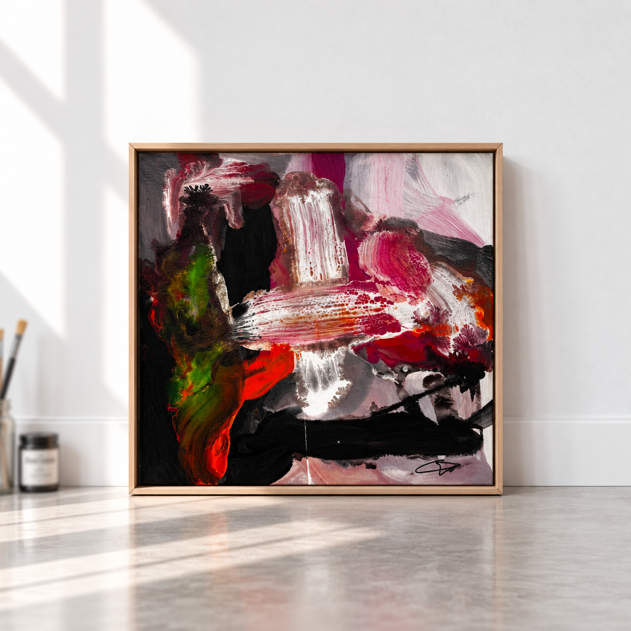 After Glow abstract painting by Jonathan Goffredo, SEÑOR EKTOR, 2025