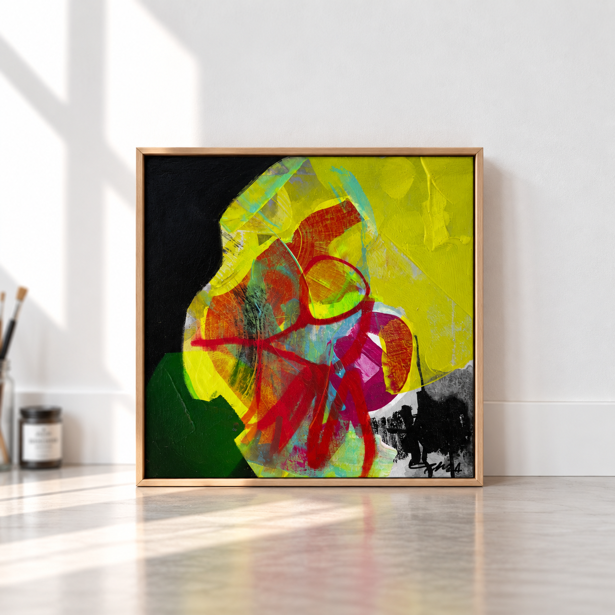 Beyond the Age abstract painting by Jonathan Goffredo, SEÑOR EKTOR, 2025