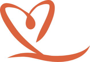 Outline of a butterfly inside a heart shape