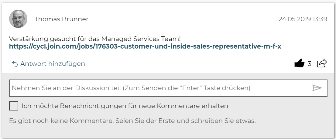 With the nwe “Posts” feature of Condense, everyone can post texts with images, videos, links and attachments or just take a picture and add a quick comment and start a conversation.
