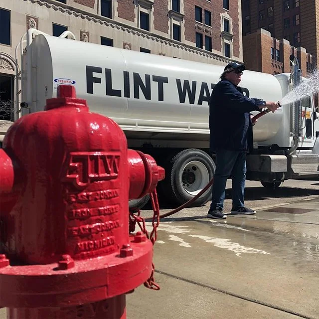 I was privileged and honored to get to work on this latest film with Michael Moore, Fahrenheit 11/9 all over Michigan including Flint, Lansing, Detroit, Battle Creek, Grand Rapids, Mount Morris, Saginaw, Hamtramck, etcetera. I was lucky to get to ope