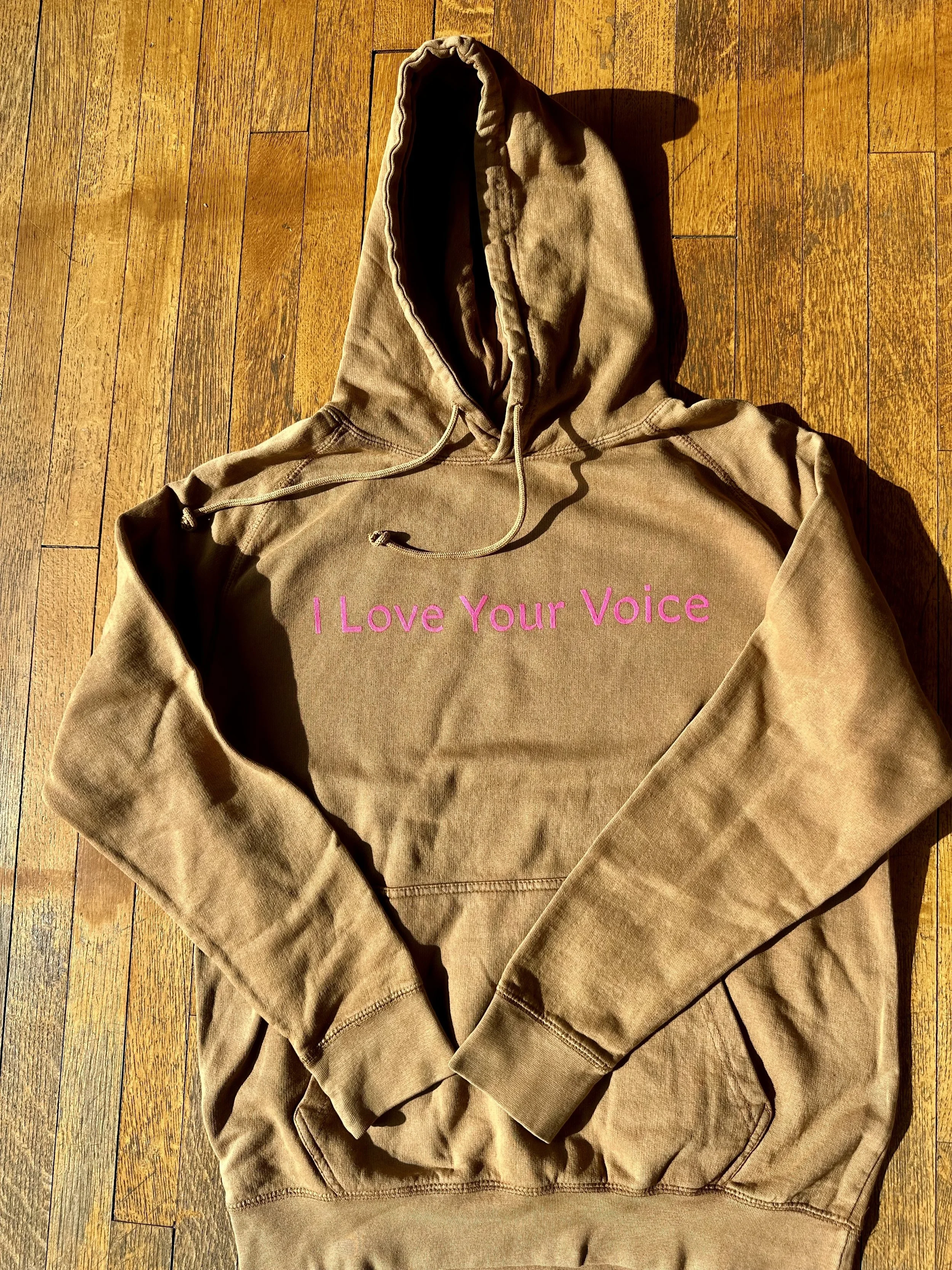 "I Love Your Voice" sweatshirt