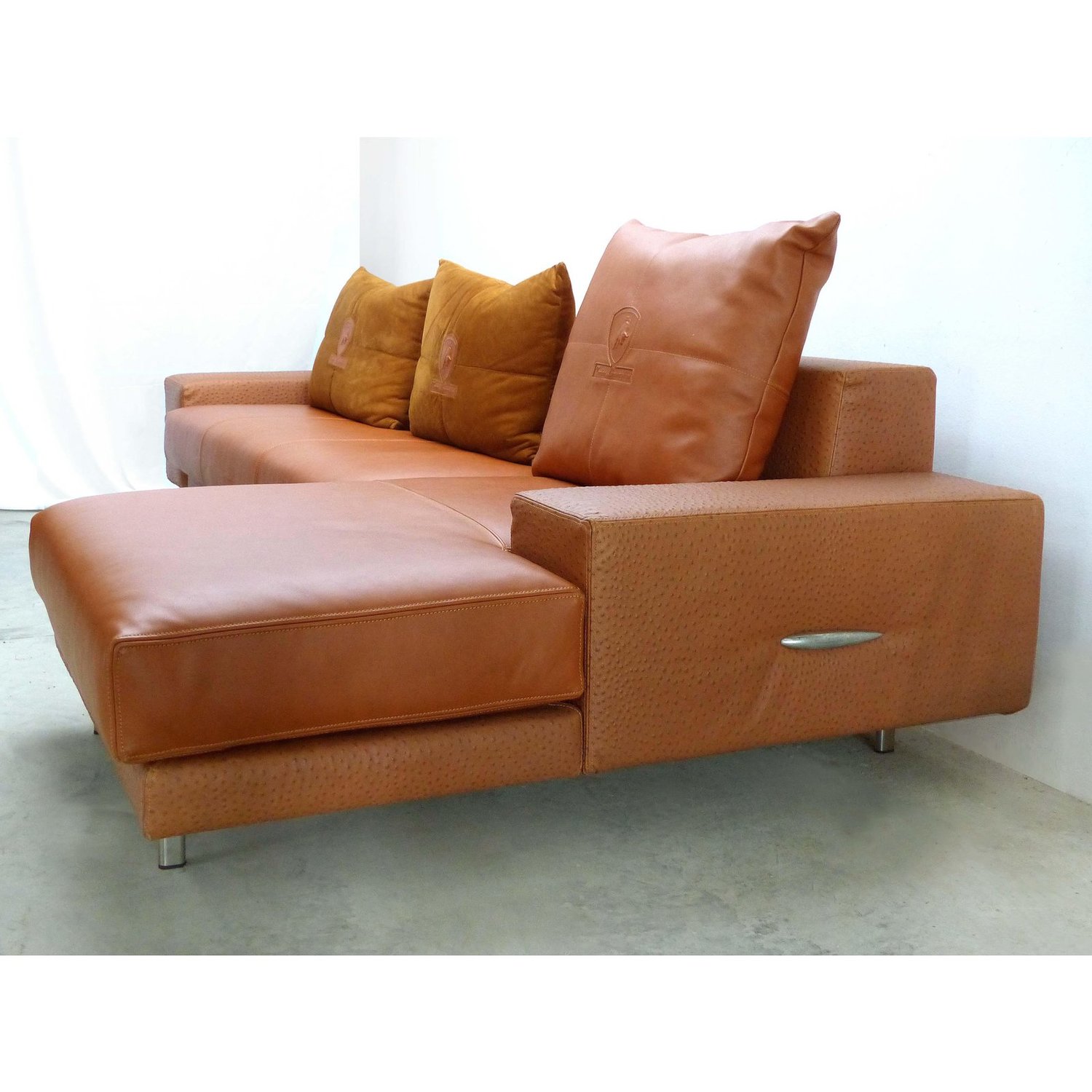 Iconic Design Gallery, Ostrich Leather Couch
