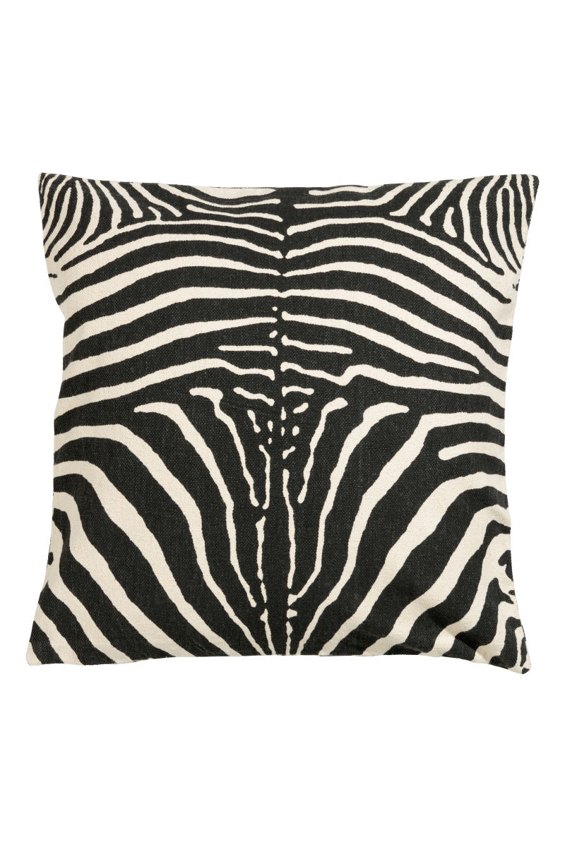 Faux Zebra Pillow