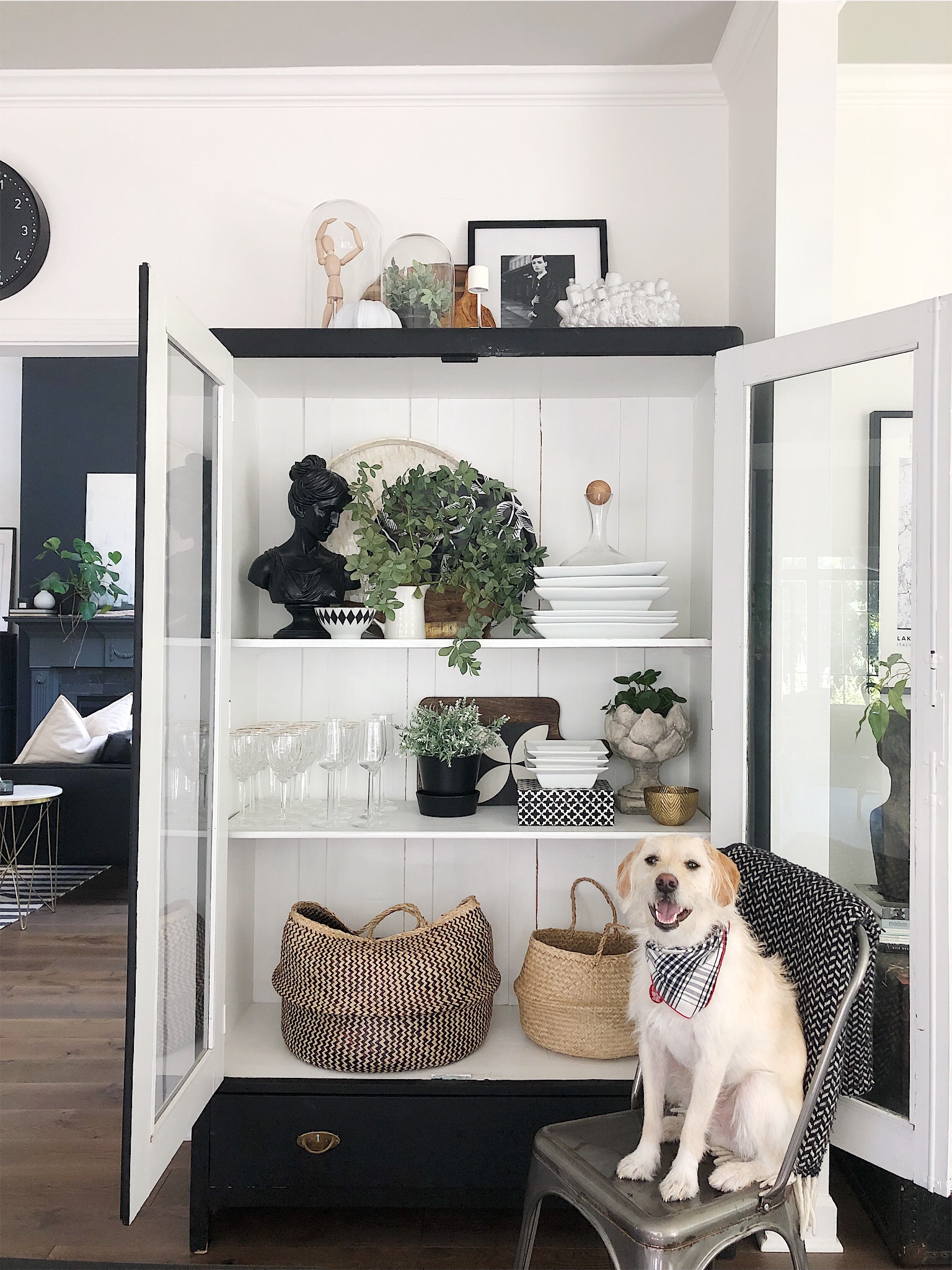 Your Shelves & China Cabinet - Tips for Styling them!