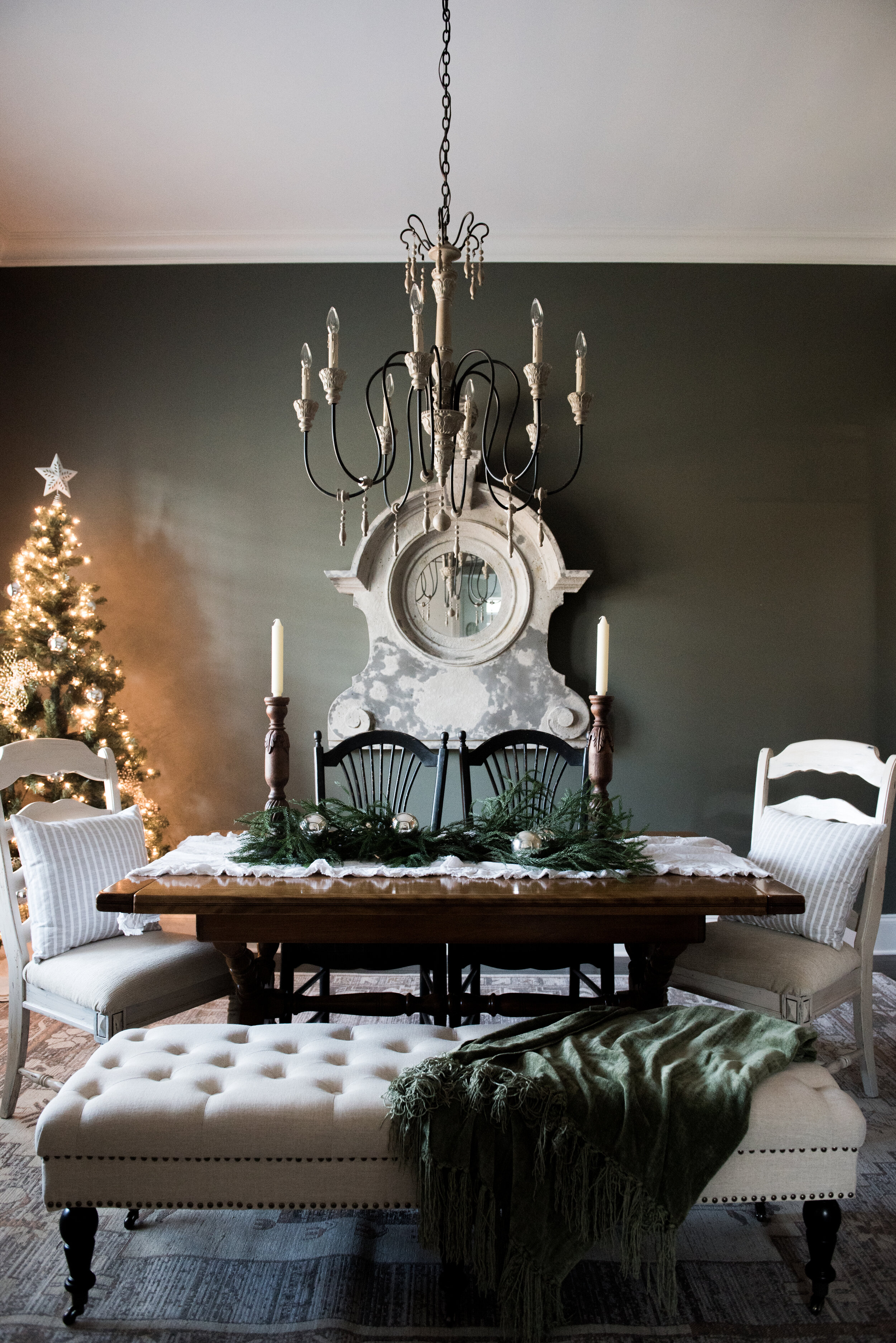French Country Modern Christmas Dining Room | House of Valentina-2.jpg