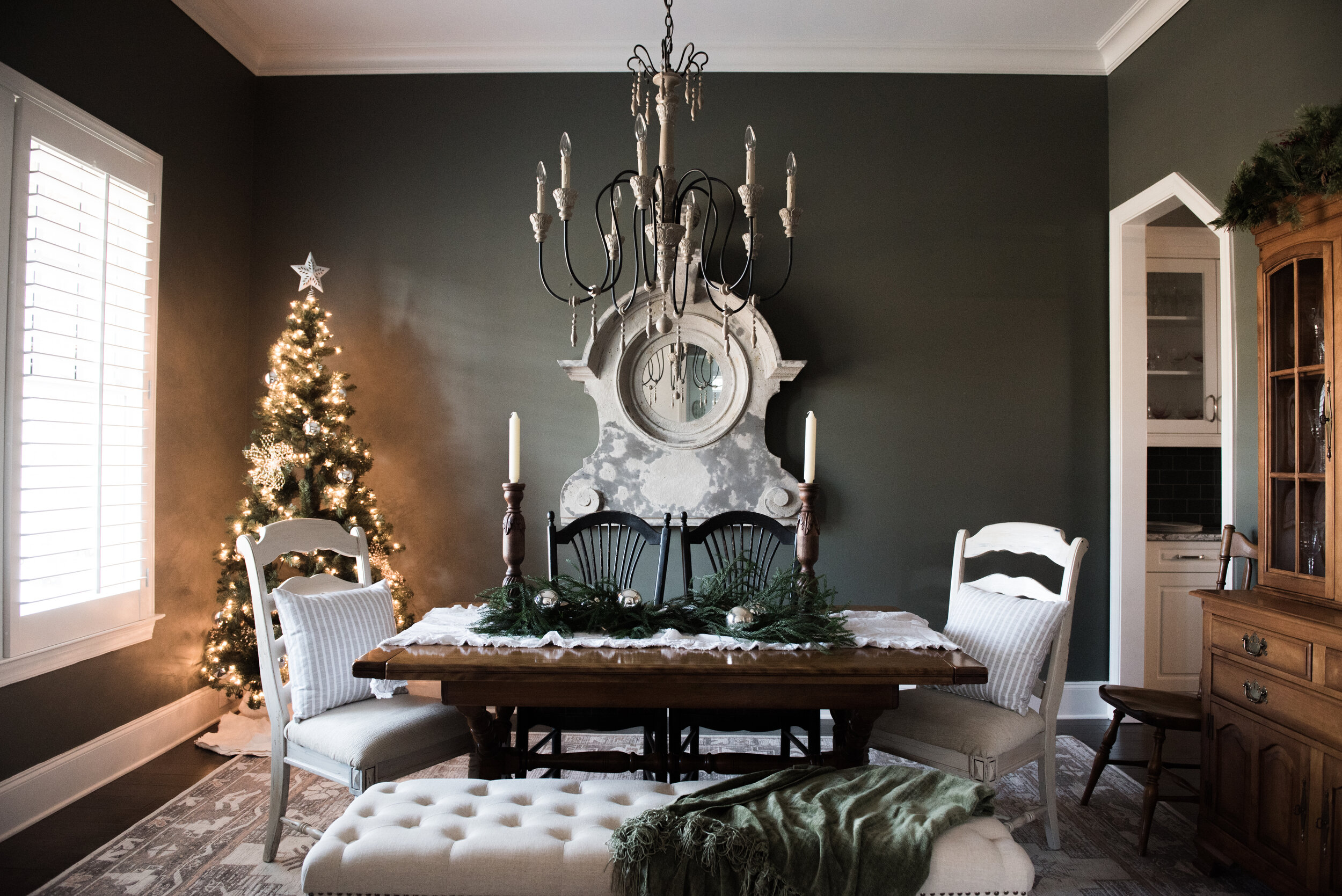 French Country Modern Christmas Dining Room | House of Valentina.jpg