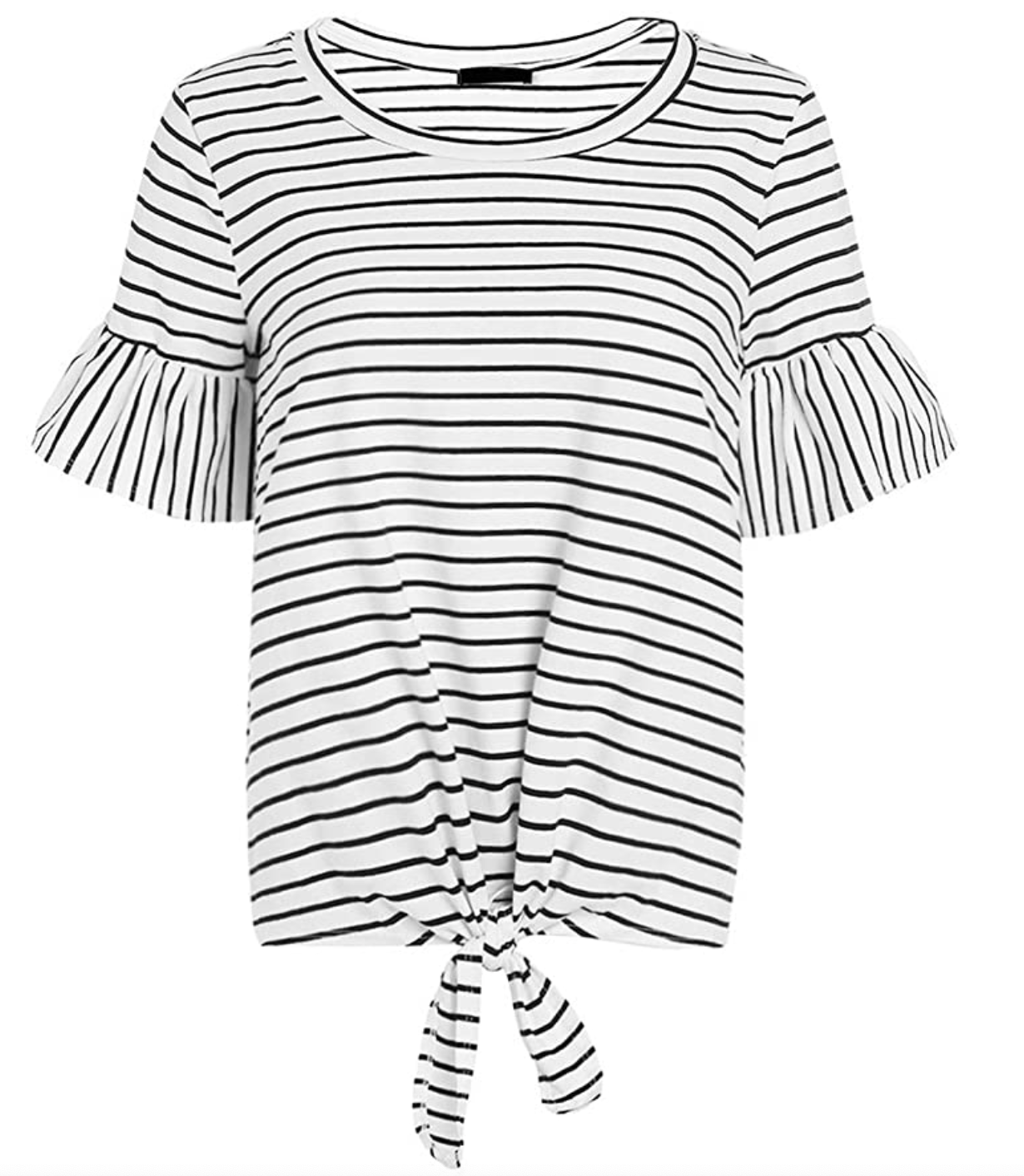 Stripe Tee Knotted