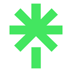 Green asterisk-like symbol