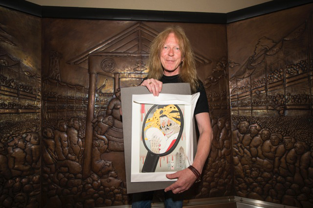 IRON MAIDEN のギタリスト ヤニック・ガーズさんと