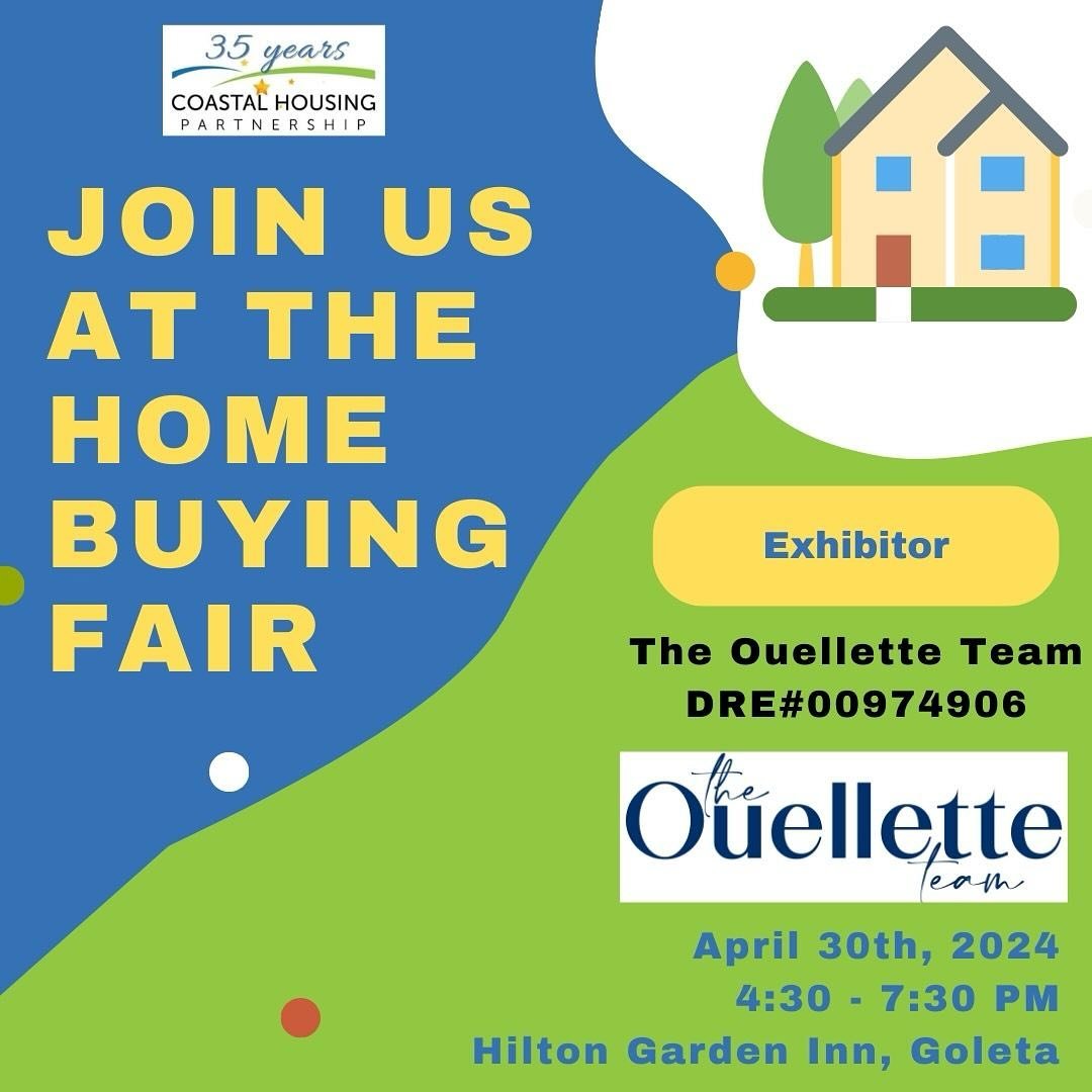 Come say hi tomorrow, 4/30, from 5:30-7:30 at the Coastal Housing Home Buying Fair! Hosted at the Hilton Garden Inn.