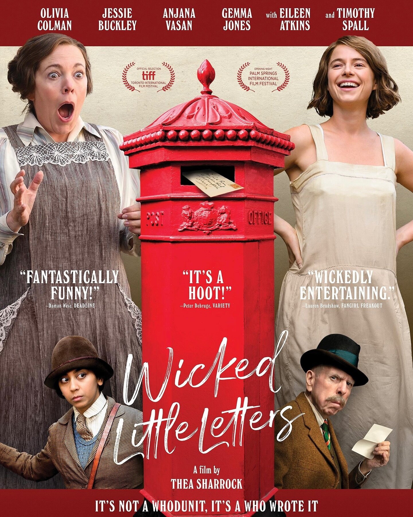 🚨 #Giveaway Alert 🚨 

Enter to win complimentary tickets to see&nbsp;Academy Award winner Olivia Colman in the hilariously funny #WickedLittleLetters

There will be 8 screenings in #LosAngeles

When: Thursday, 3/28 thru Sunday, 3/31
Where: #AMCTheG