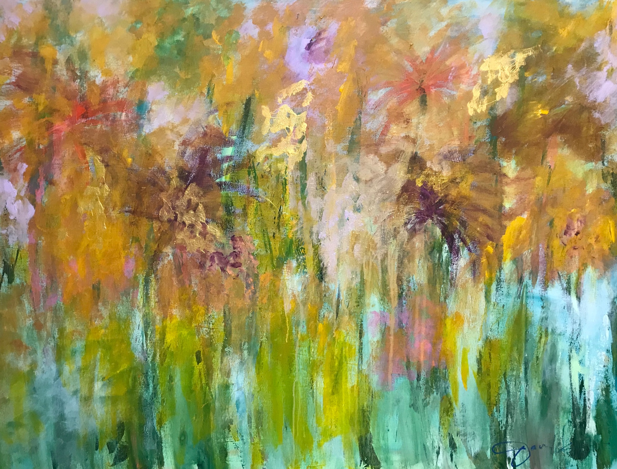 Waiting for Summer. Ossabaw Island 48x36 acrylic on canvas $1700