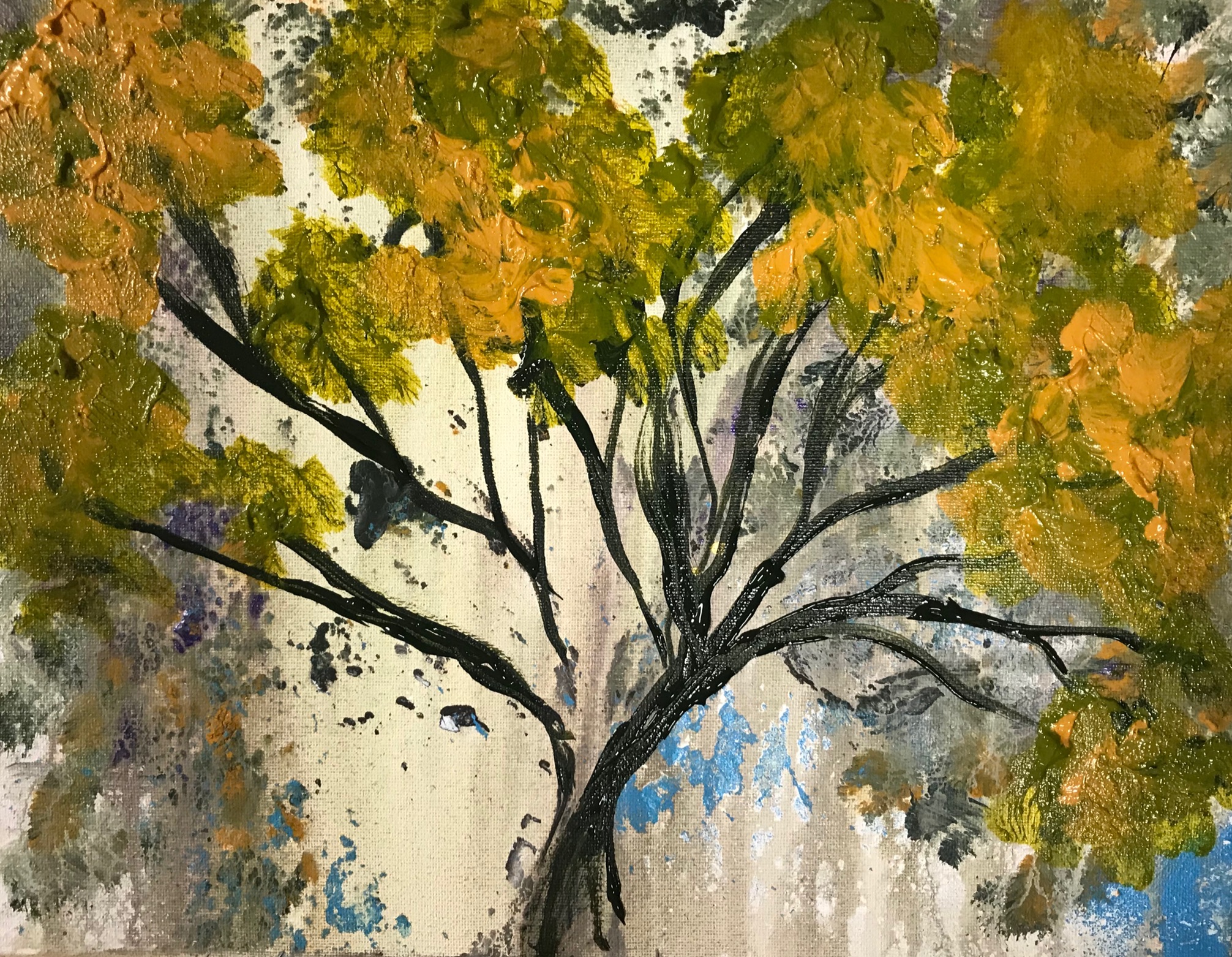 Ossabaw Oak 14x11 acrylic on canvas $250