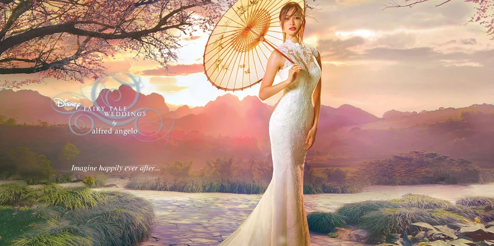 disney princess wedding dresses mulan Mulan wedding dress by Victoria Soprano. Shop online & schedule a fitting at Ana Koi Bridal