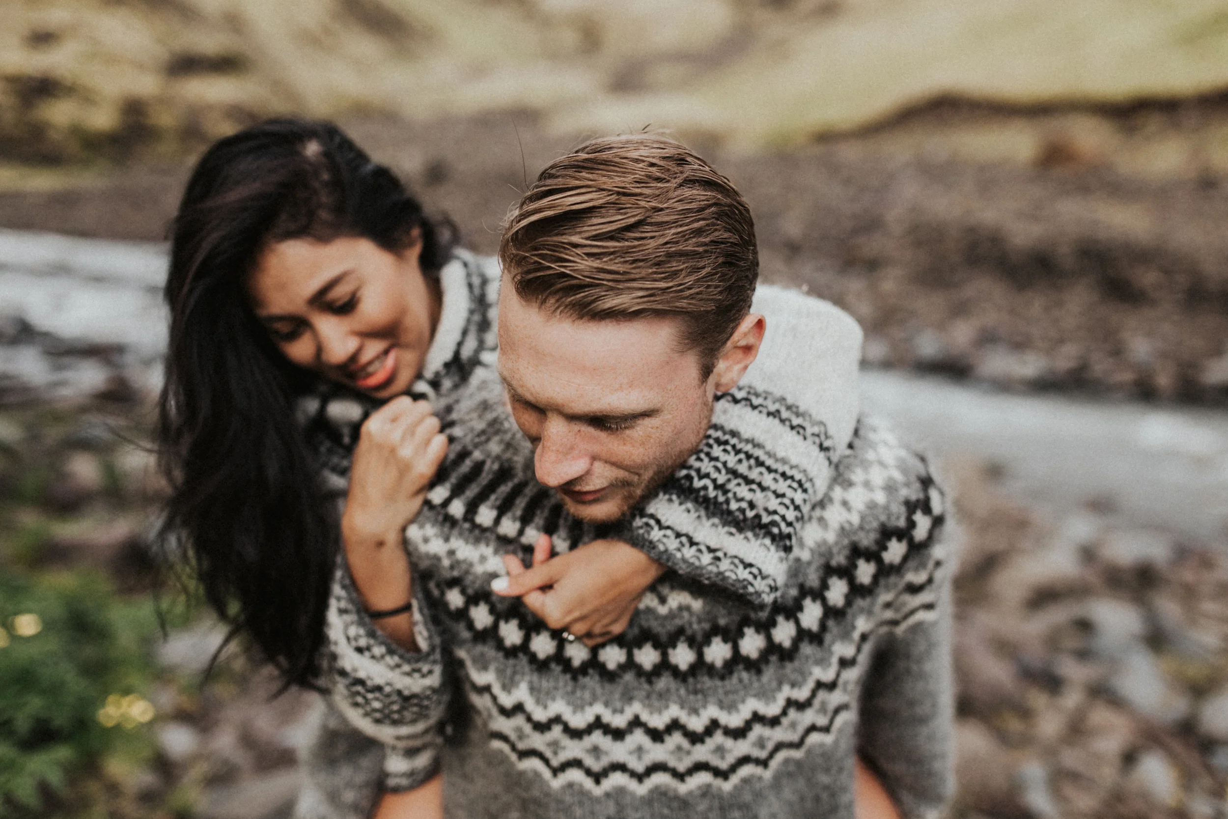 Couple carrying girl on back in Iceland.jpg