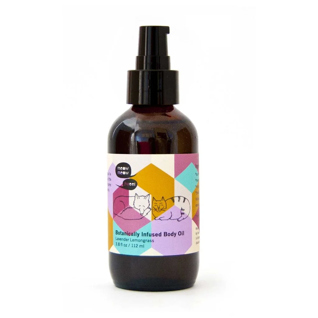 Ditch the body lotion and grab yourself an oil. Lavender Lemongrass is my fav but one of three scents we will being carrying at Trellis Beauty.