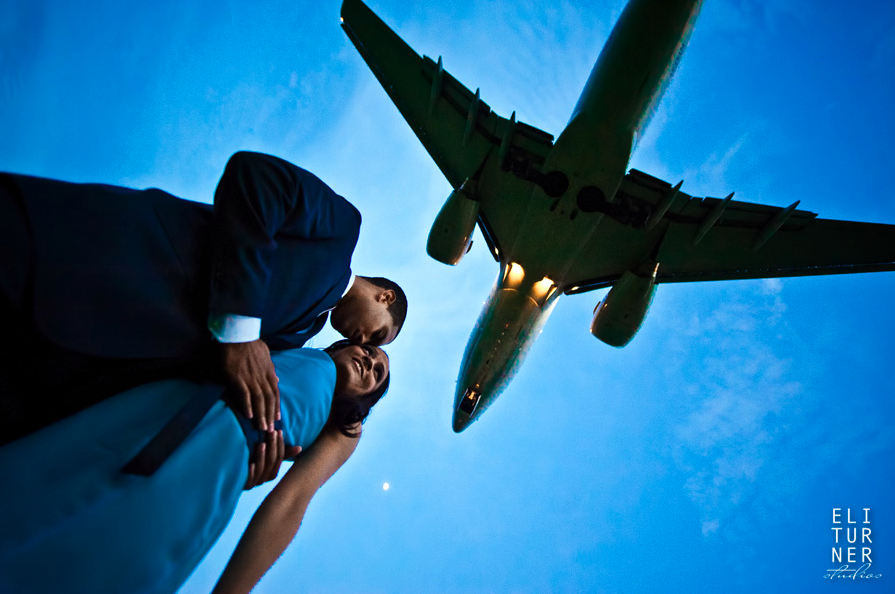 Airport Engagement Photos