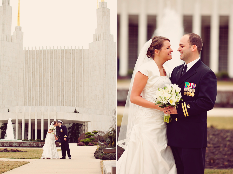 DC Mormon Temple Wedding