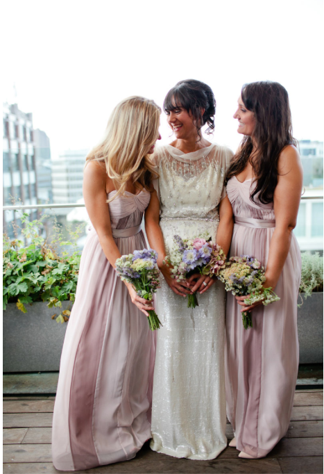 Blush Bridesmaid Dresses