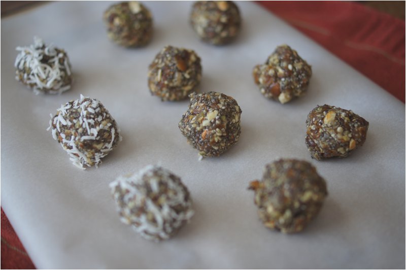 Coconut Lemon Chia Truffles