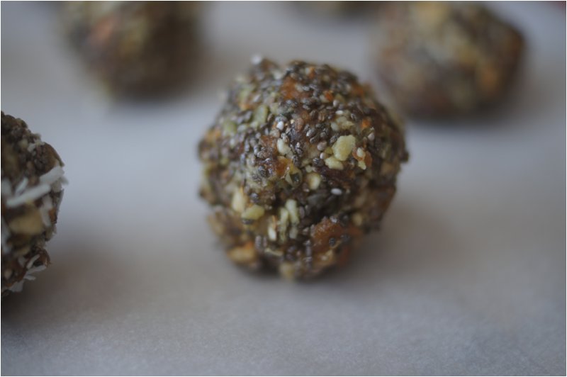 Coconut Lemon Chia Truffles