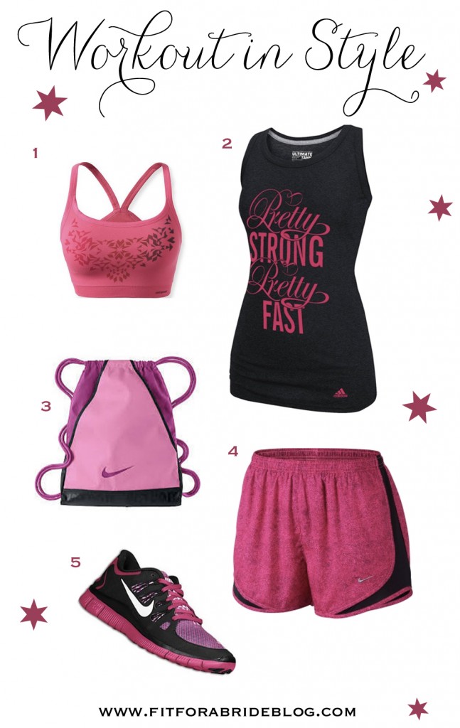 Workout Clothes Collage