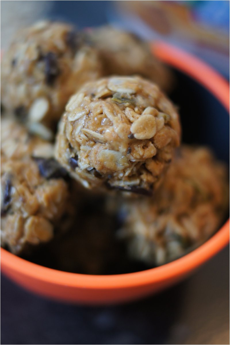 Dark Chocolate Peanut Butter Pumpkin Bites