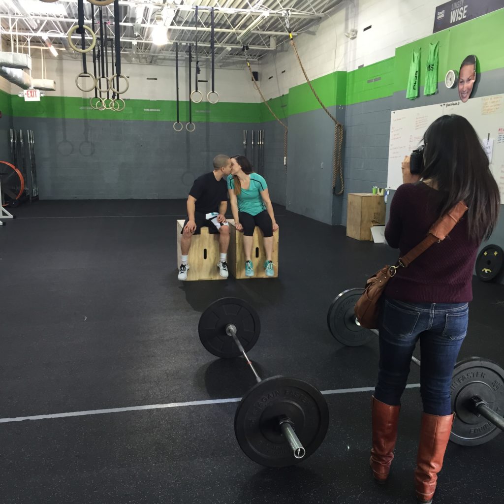 Behind-the-scenes CrossFit Photoshoot for Southern Weddings