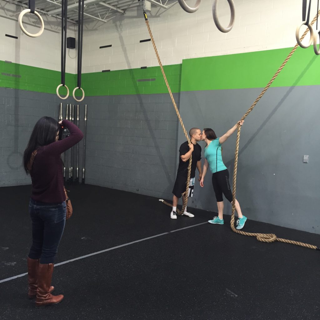 Behind-the-scenes CrossFit Photoshoot for Southern Weddings