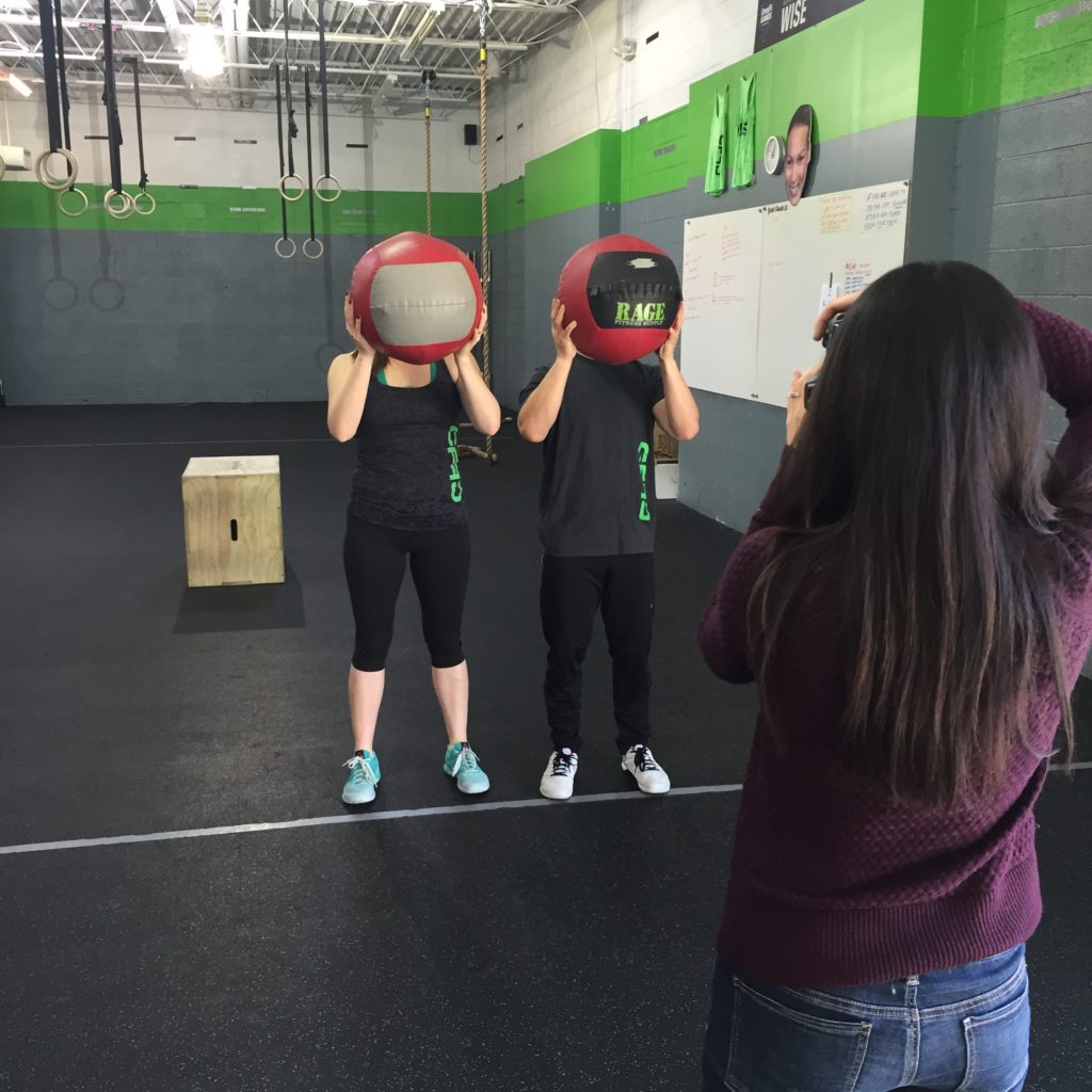 Behind-the-scenes CrossFit Photoshoot for Southern Weddings