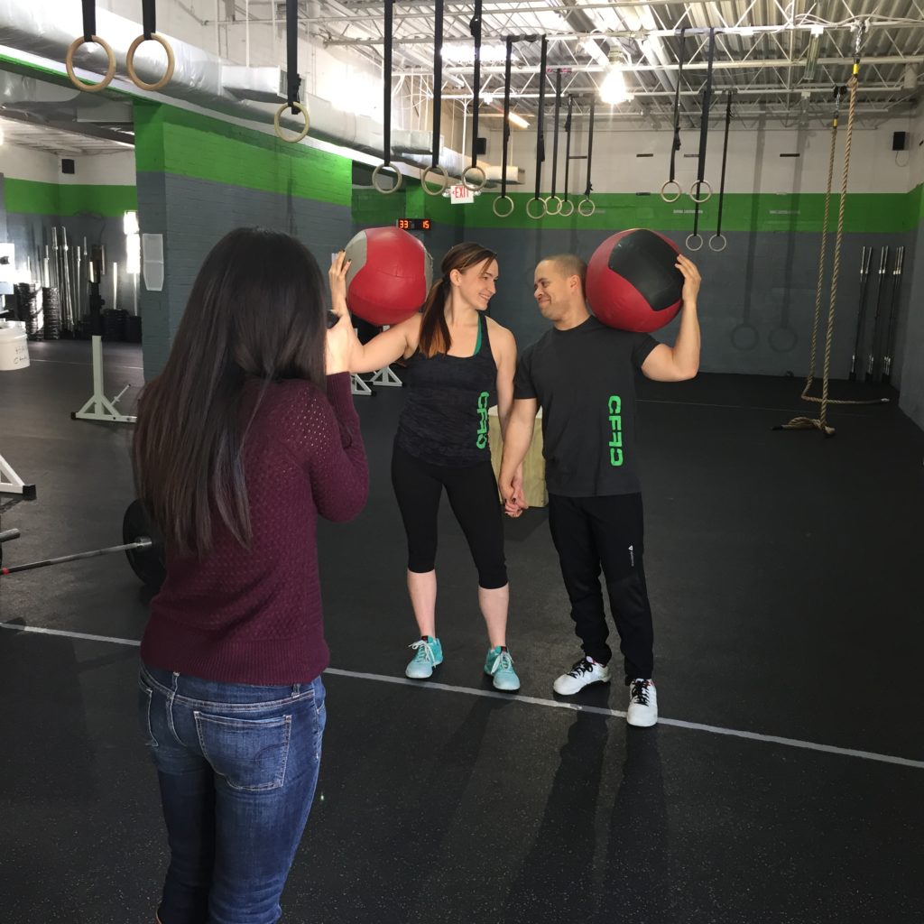 Behind-the-scenes CrossFit Photoshoot for Southern Weddings
