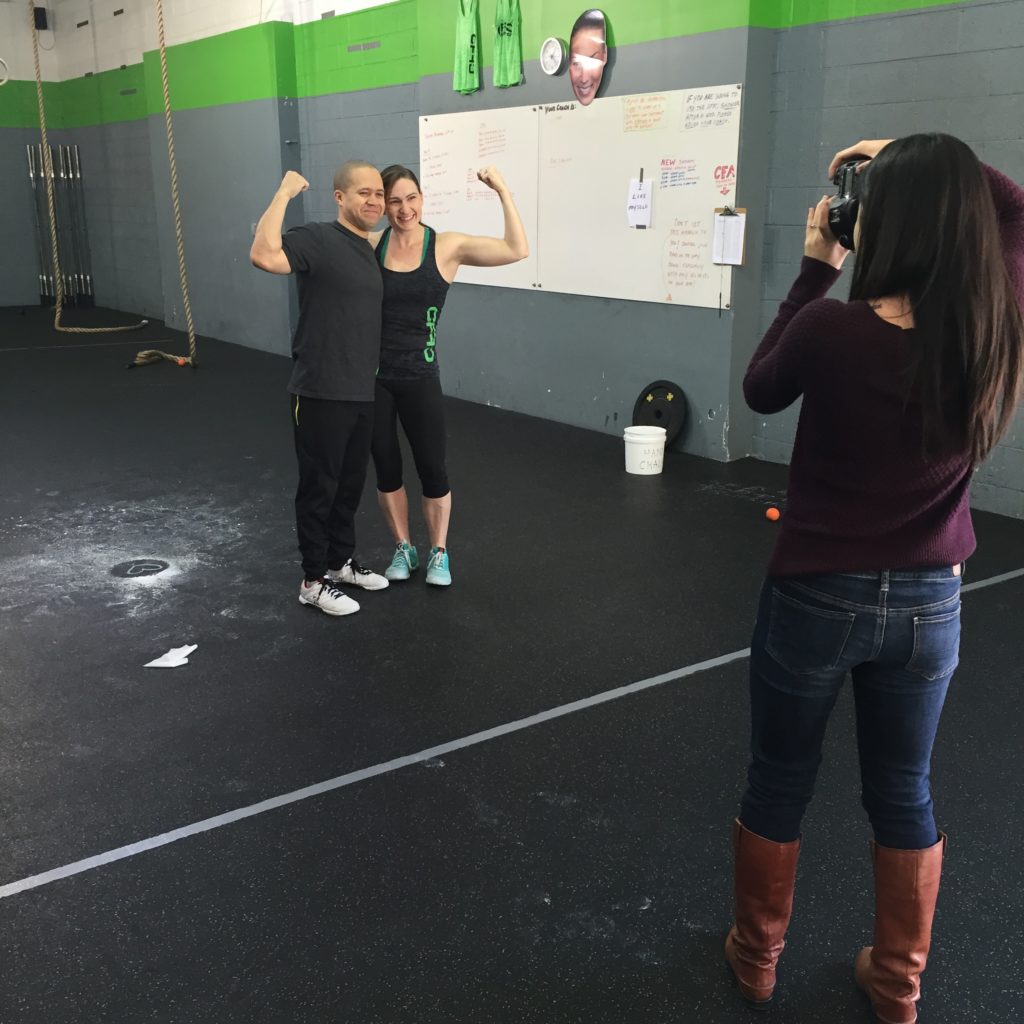 Behind-the-scenes CrossFit Photoshoot for Southern Weddings
