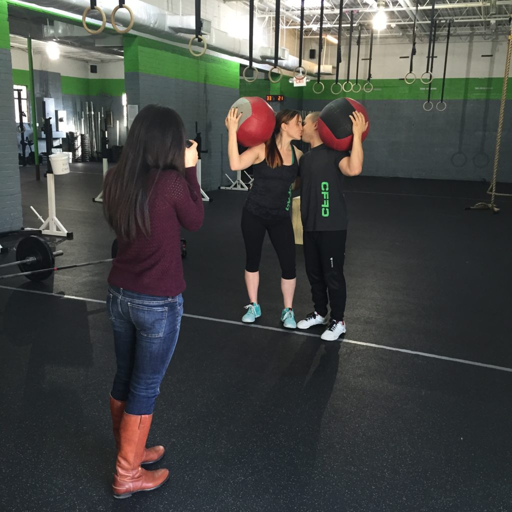 Behind-the-scenes CrossFit Photoshoot for Southern Weddings