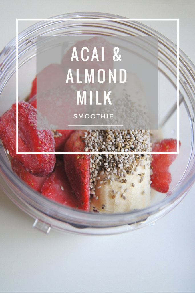 Acai & Almond Milk Smoothie