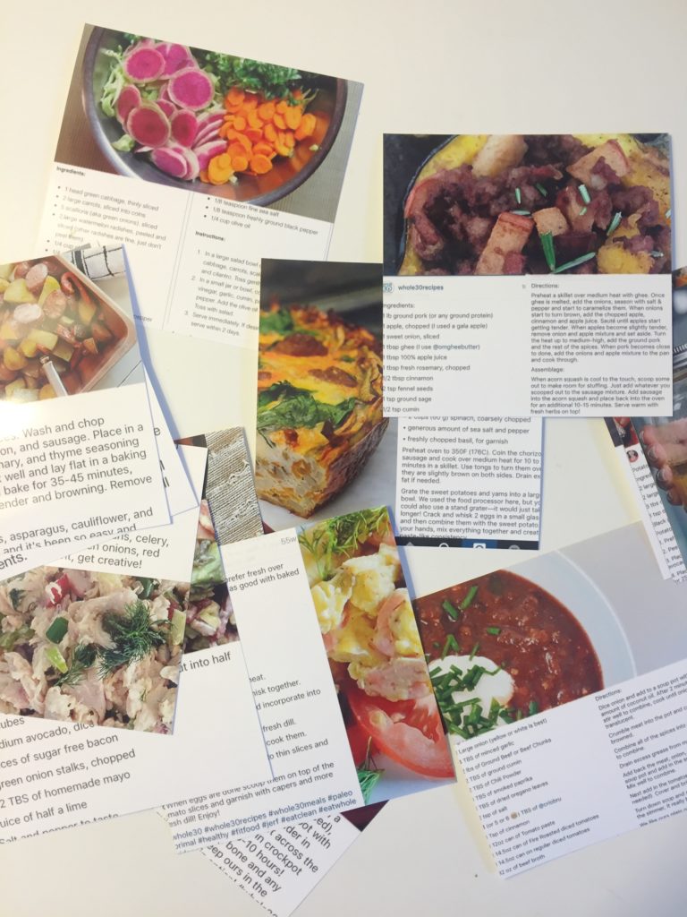 Easy Recipe Cards