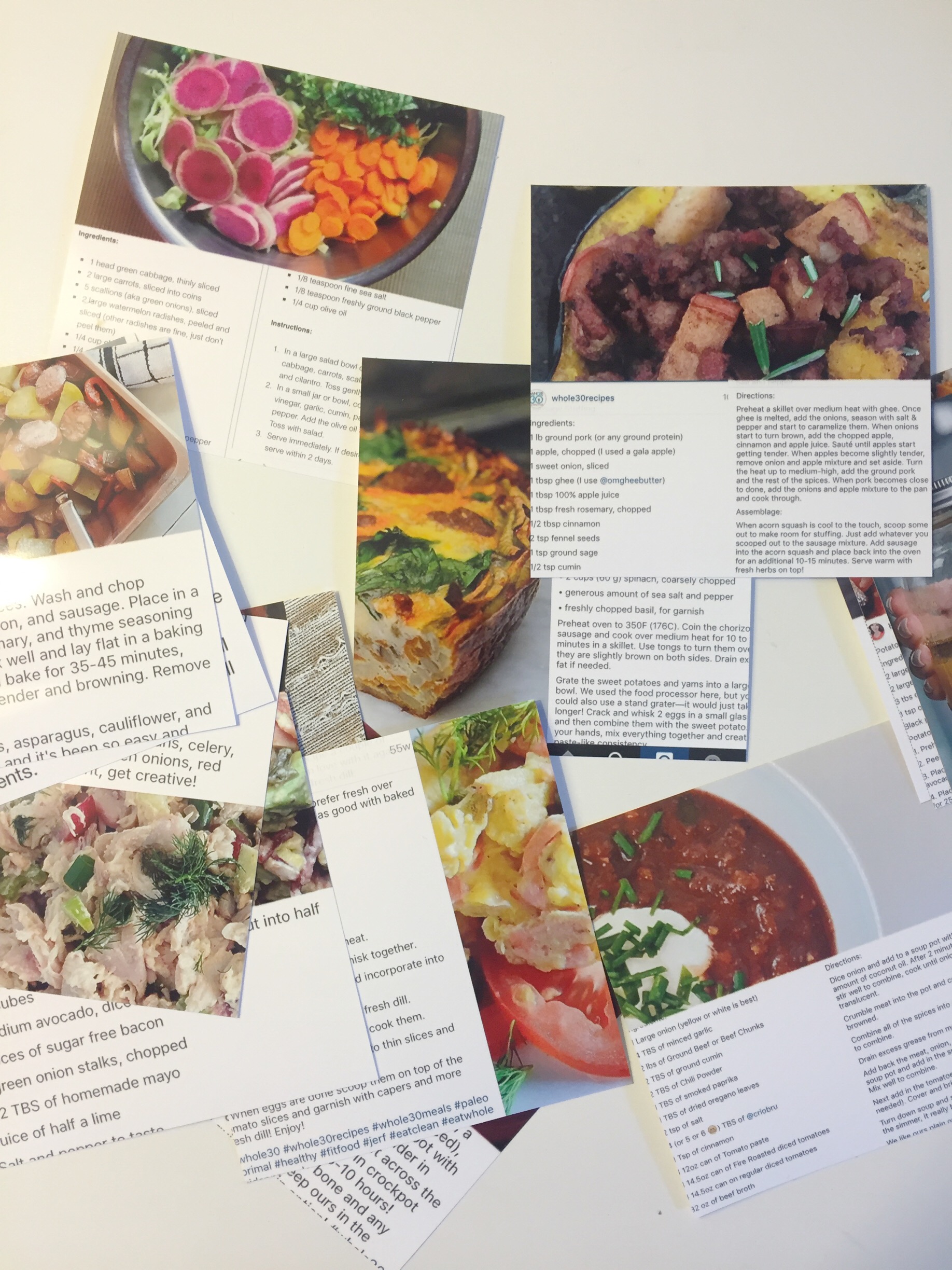 Easy Recipe Cards