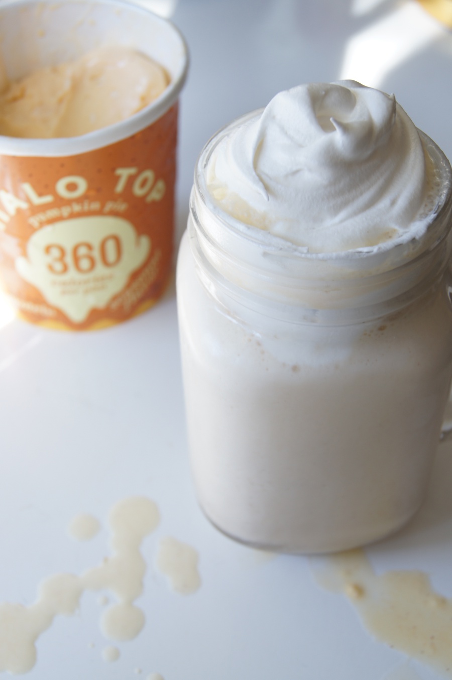 Pumpkin Spice Protein Milkshake 7