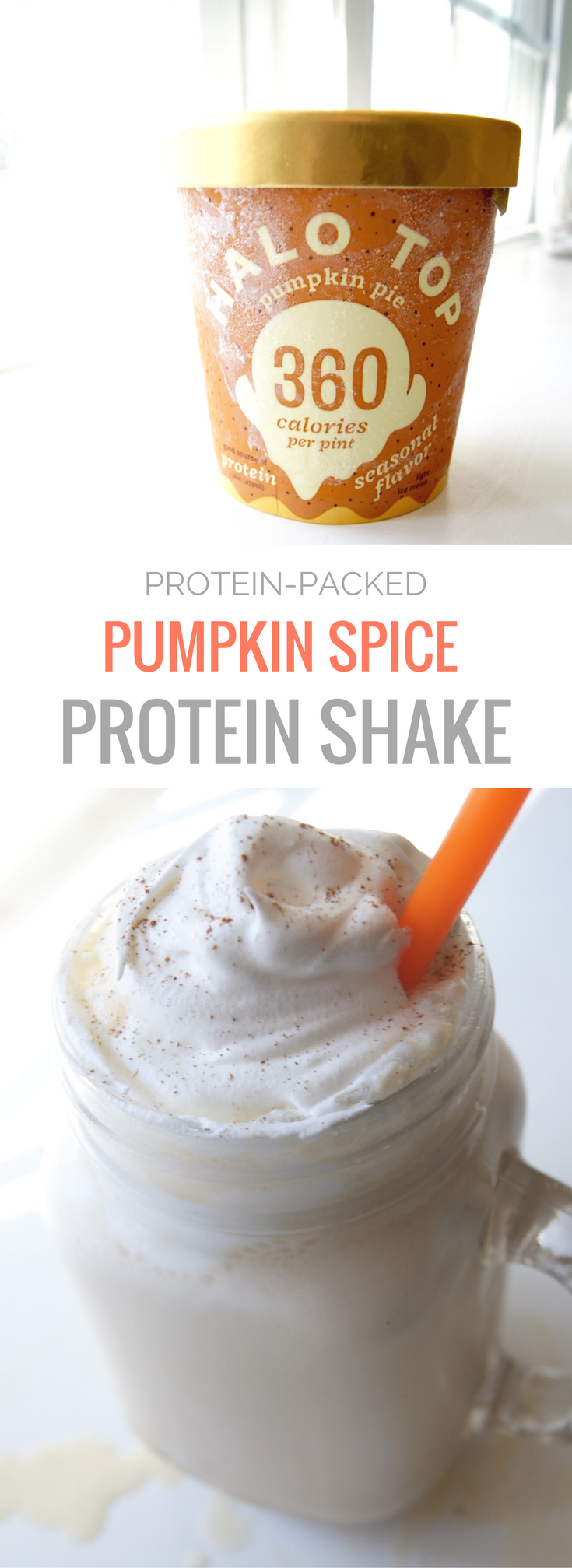 Pumpkin Spice Protein Milkshake