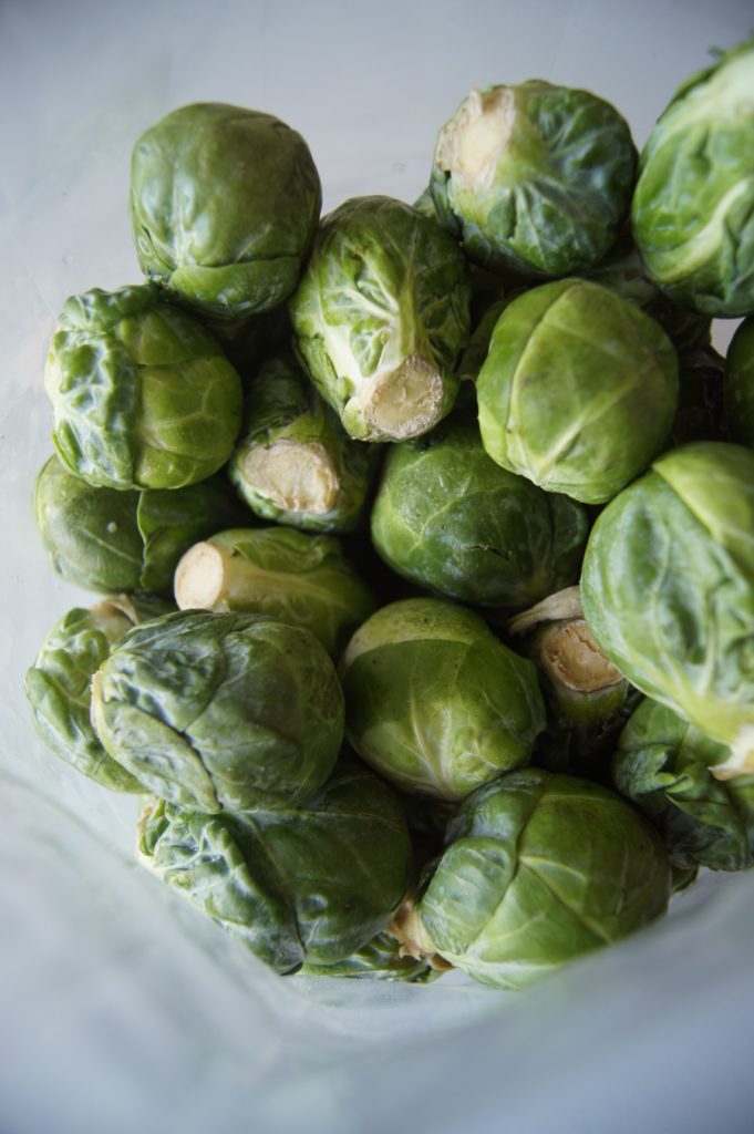 Maple Cranberry Pecan Brussel Sprouts & Sweet Potato Side Dish