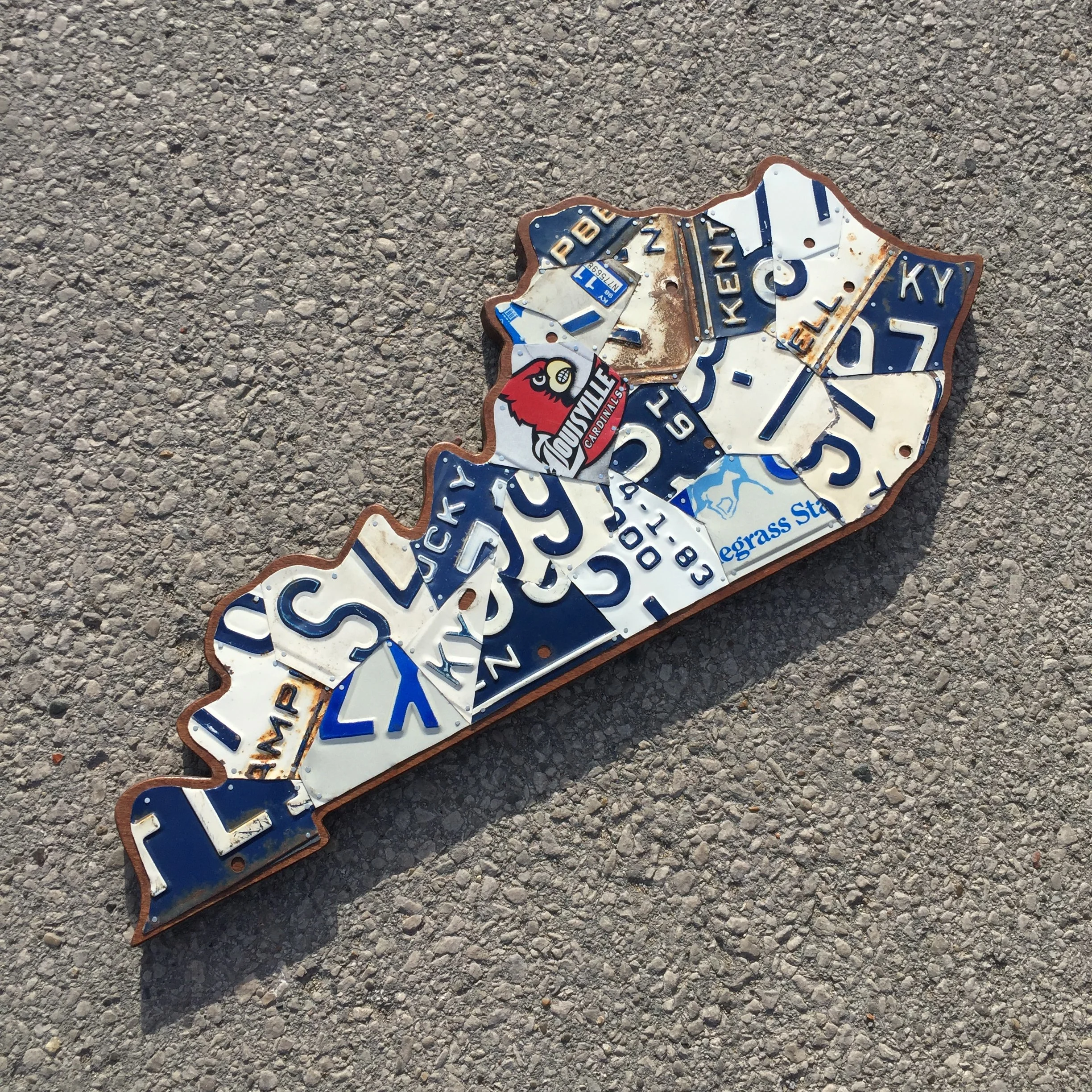 Kentucky Large License Plate Art Cardinal Logo Custom 1.jpg