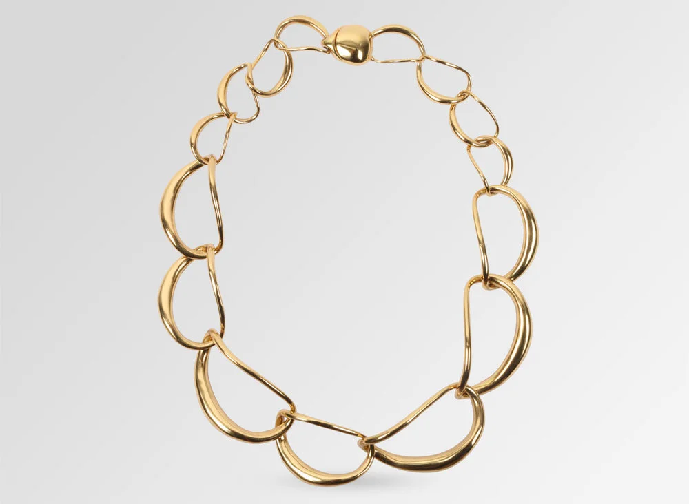 Liquid Chain Choker - 24K Gold-Plate